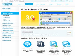 T.I.M.E. Skype 3.0 disponible hoy